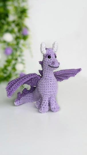 Magnar the Dragon crochet pattern, amigurumi dragon pattern