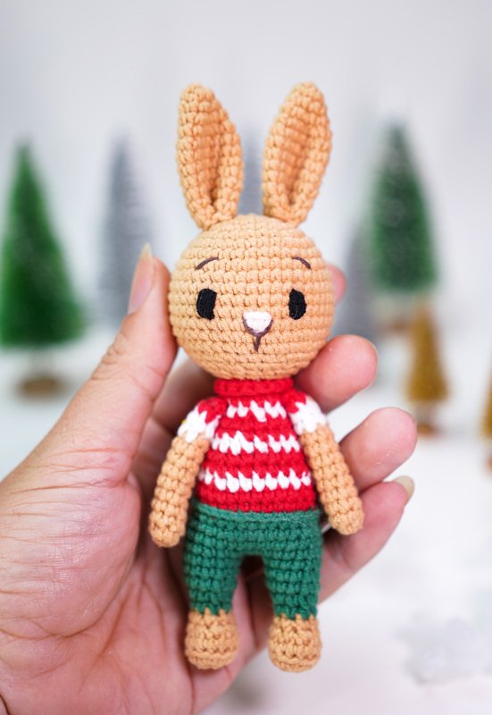 Little rabbit crochet pattern PDF - little rabbit amigurumi pattern