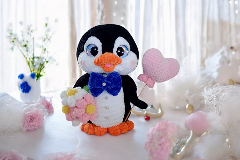 crochet pattern The Penguin Wedding