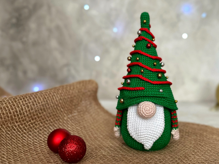 Set von H&auml;kelanleitungen: Weihnachtswichtel und Wichtel Rudolf