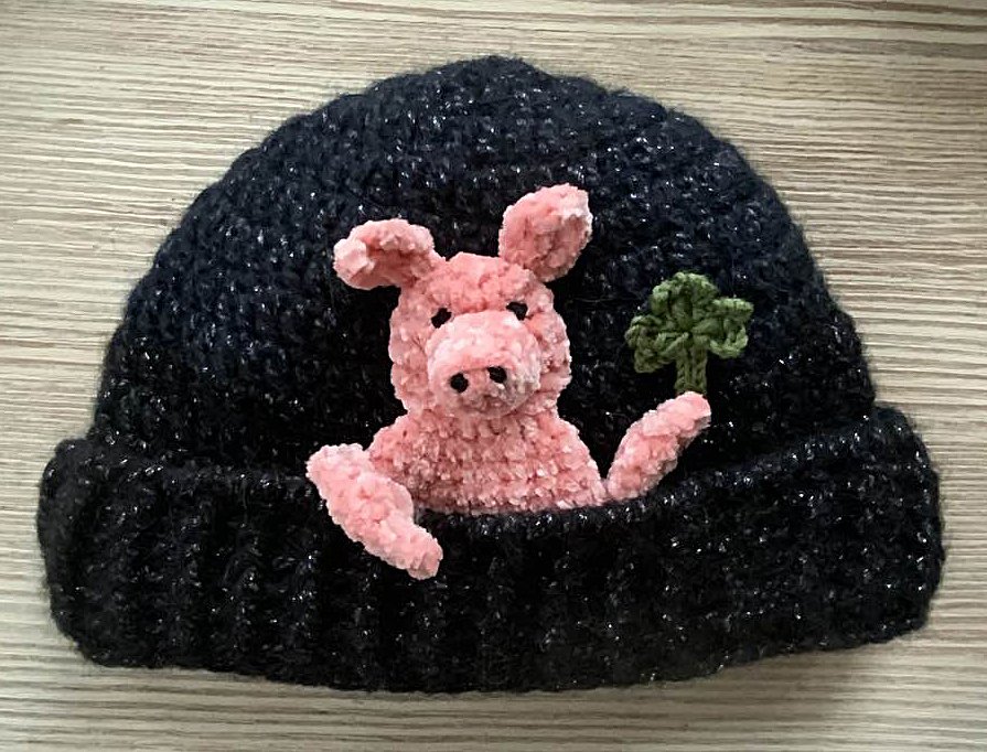 Mütze mit GlücksSchweinchen - Bild 3