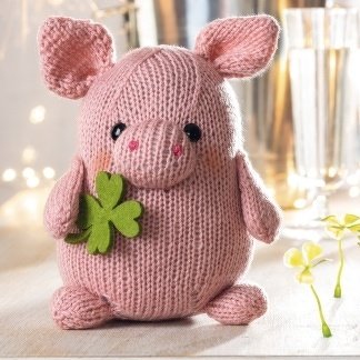 Gl&uuml;cksschwein stricken