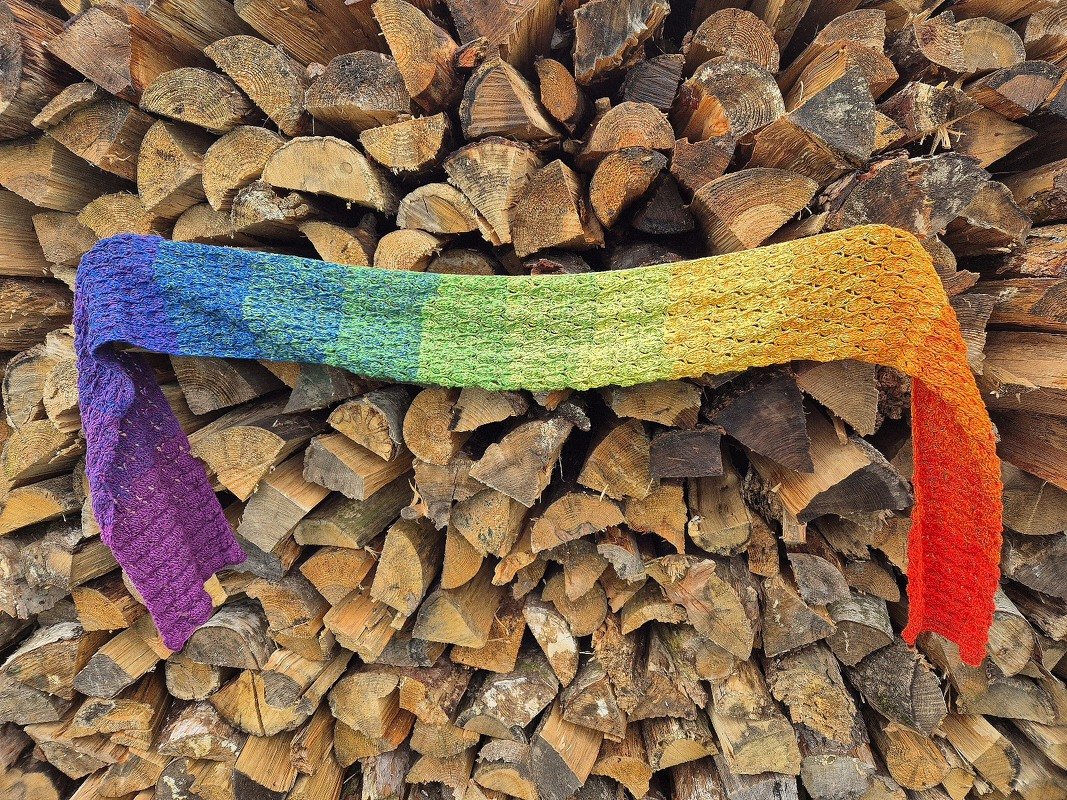 Mad Jewel - Häkelanleitung kuscheliger unisex Schal