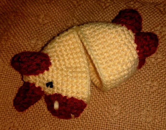 Einhorn als Eierwärmer oder Verpackung, Häkelanleitung