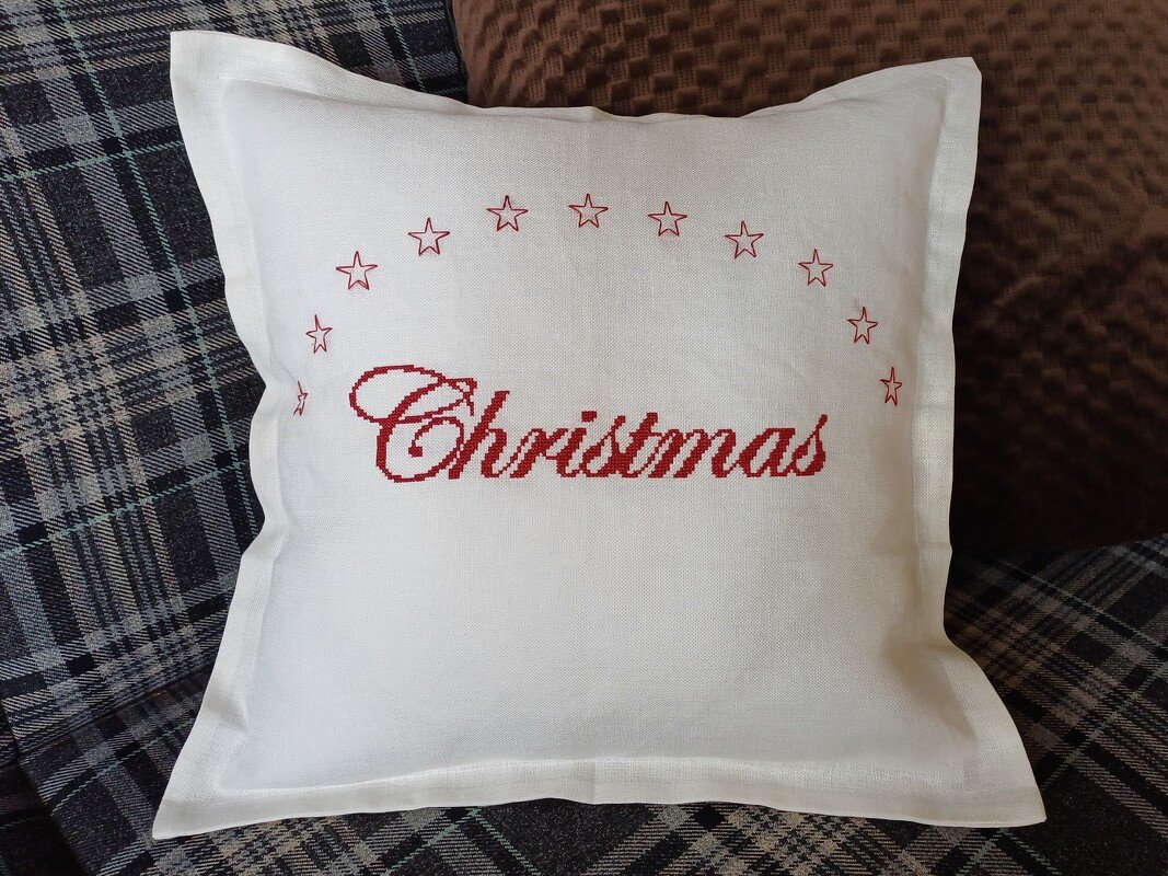 Kreuzstichvorlage für ein festliches, elegantes Alphabet als PDF Download - Bild 3