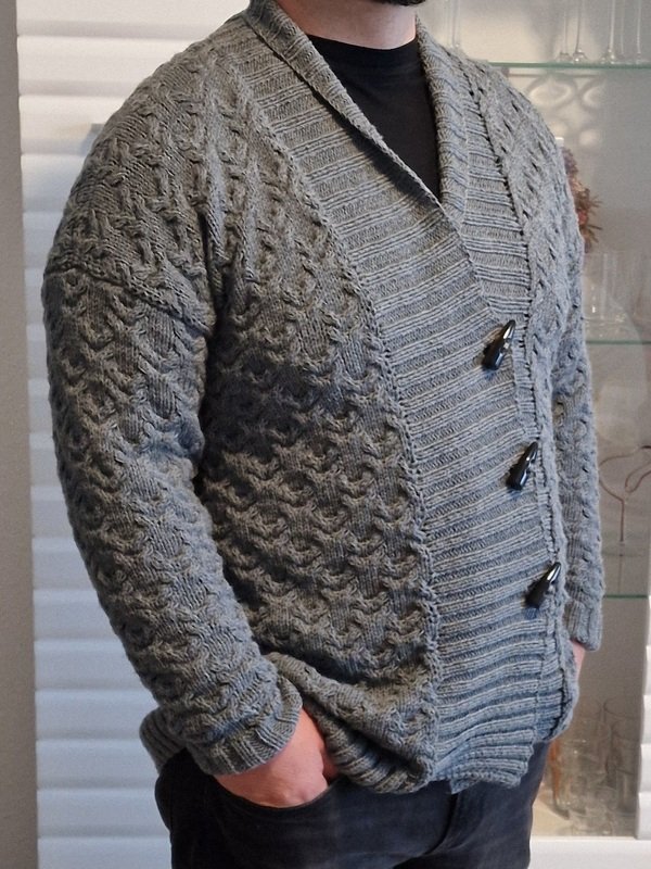 Strickanleitung f&uuml;r die Herrenjacke "Elvis" - Bild 7