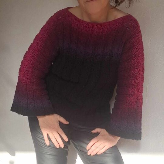 Häkelanleitung 1 Bobbel Zopfmuster Pullover Coleta