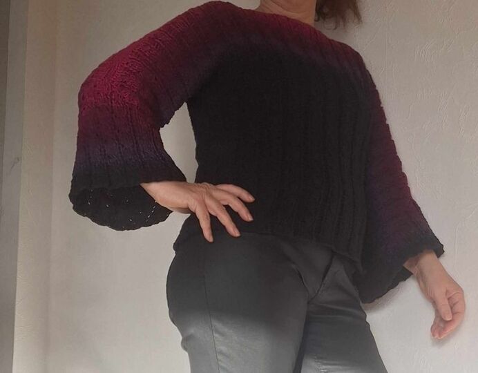 Häkelanleitung 1 Bobbel Zopfmuster Pullover Coleta