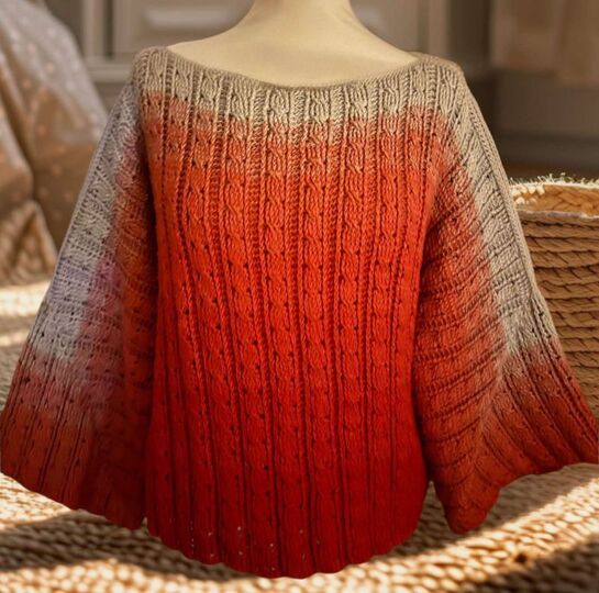 Häkelanleitung 1 Bobbel Zopfmuster Pullover Coleta