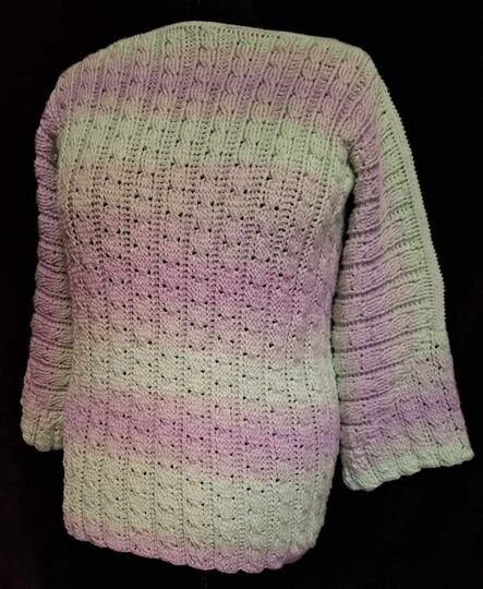 Häkelanleitung 1 Bobbel Zopfmuster Pullover Coleta