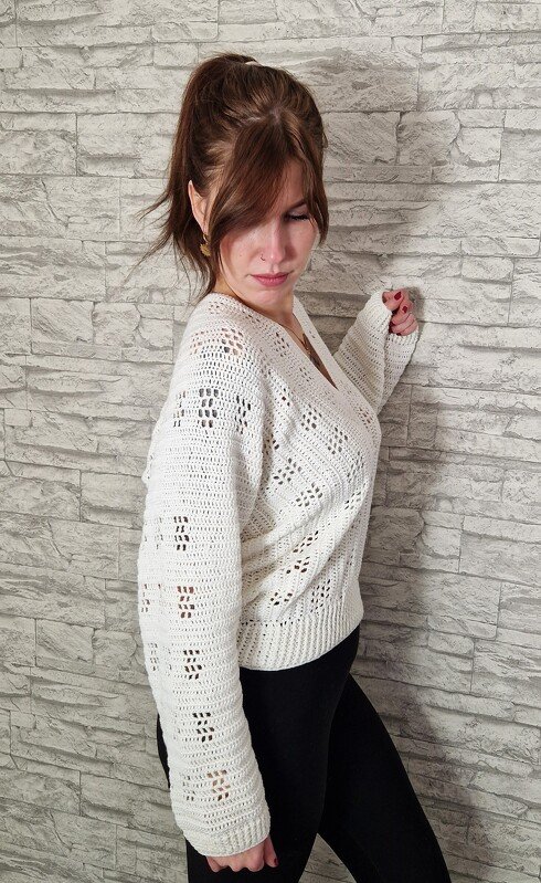 245 Häkelanleitung Pullover Strandfeeling - Bild 2