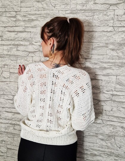 245 Häkelanleitung Pullover Strandfeeling