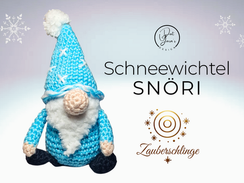 Häkelanleitung Schneewichtel Snöri