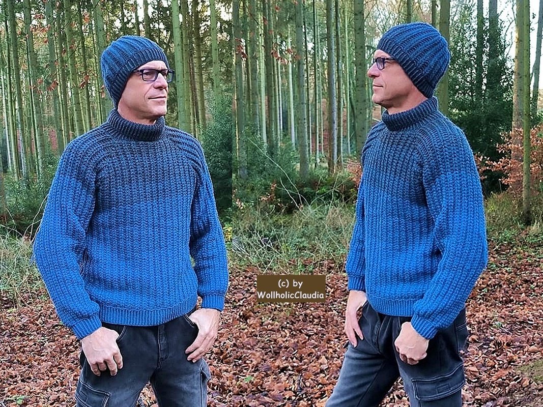 Häkelanleitung Pullover "Wetterfest" für Damen, Herren oder Kinder - Bild 4