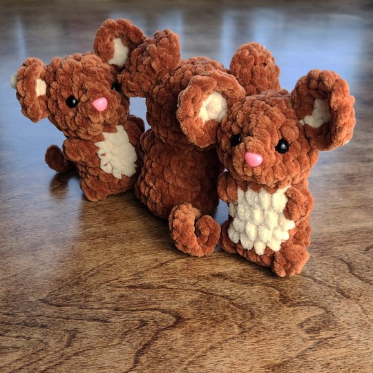 Chunky  Mouse Amigurumi Pattern