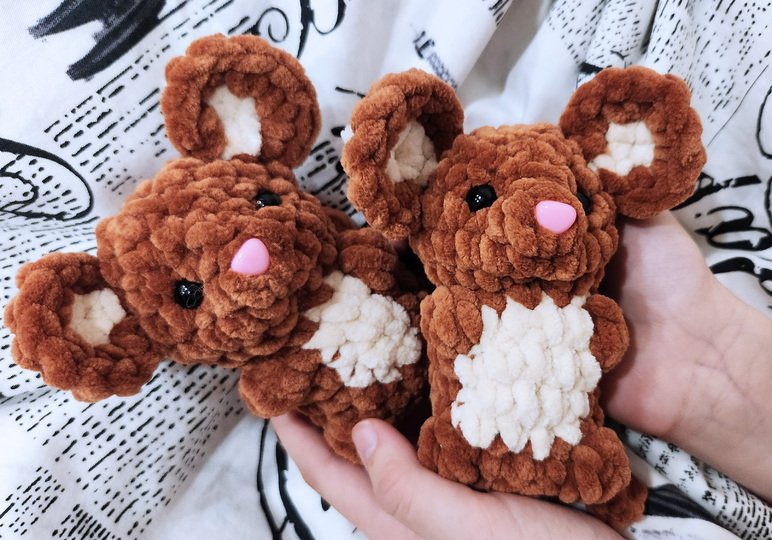 Chunky  Mouse Amigurumi Pattern