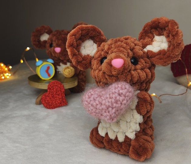 Chunky  Mouse Amigurumi Pattern
