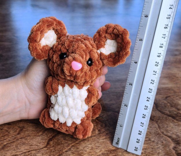 Chunky  Mouse Amigurumi Pattern