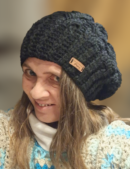 Häkelanleitung für ein Mützen-Loop Set "Trenzas"