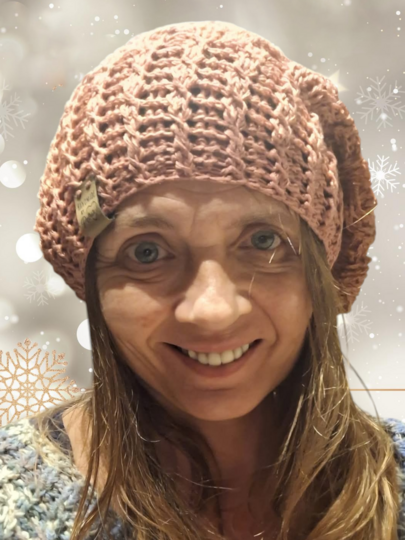 Häkelanleitung für ein Mützen-Loop Set "Trenzas"