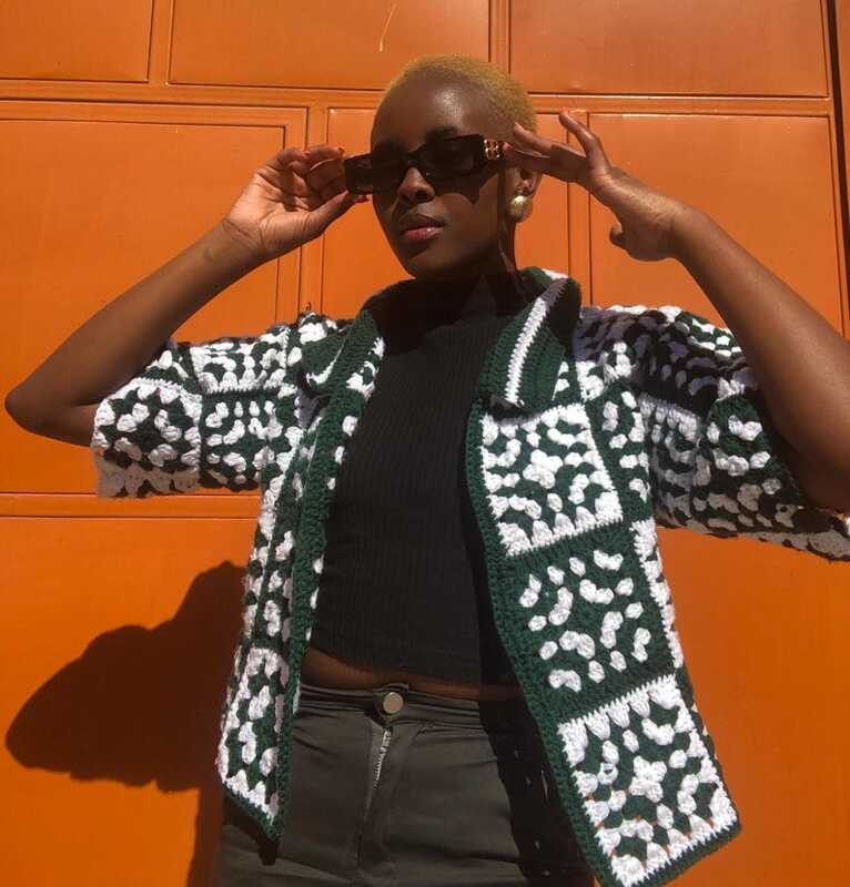 Eden Granny Square Crochet Shirt - Image 2