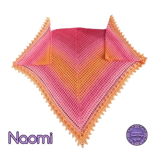 Naomi Dreieckstücher 2 in 1 Häkelanleitungen