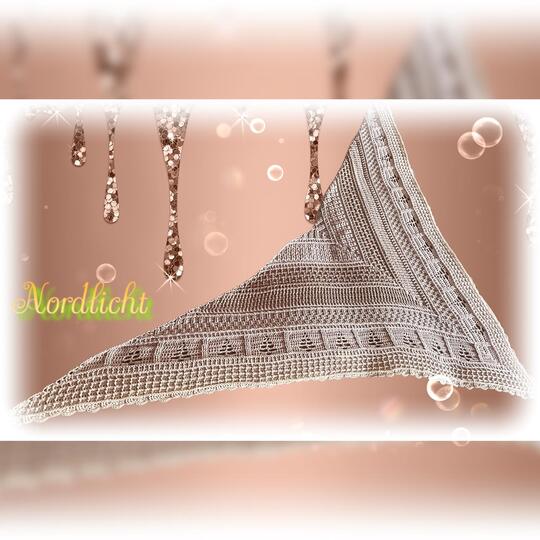 tiefes Dreieckstuch - Nordlicht