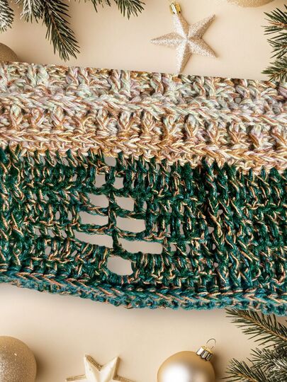 tiefes Dreieckstuch - Nordlicht