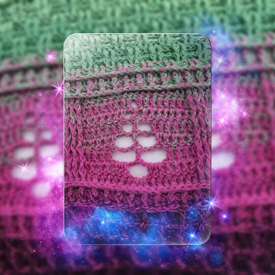 tiefes Dreieckstuch - Nordlicht