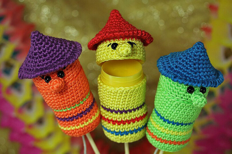 Häkelanleitung Ü Silvester Rakete