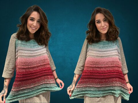 Häkelanleitung Tunika "LOVE OCEAN"