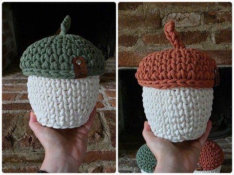 Anleitung Eichelkorb