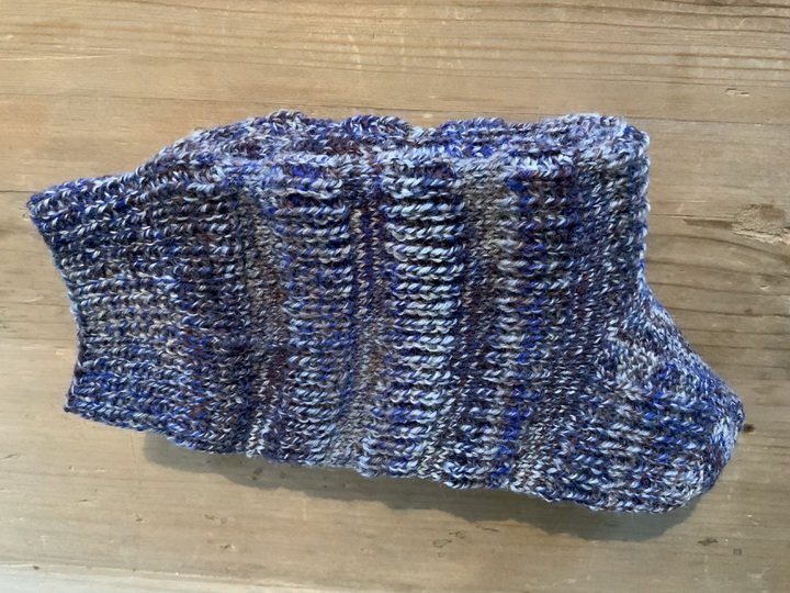 Charlen, Socken im Halbpatent, mit klassischer Ferse