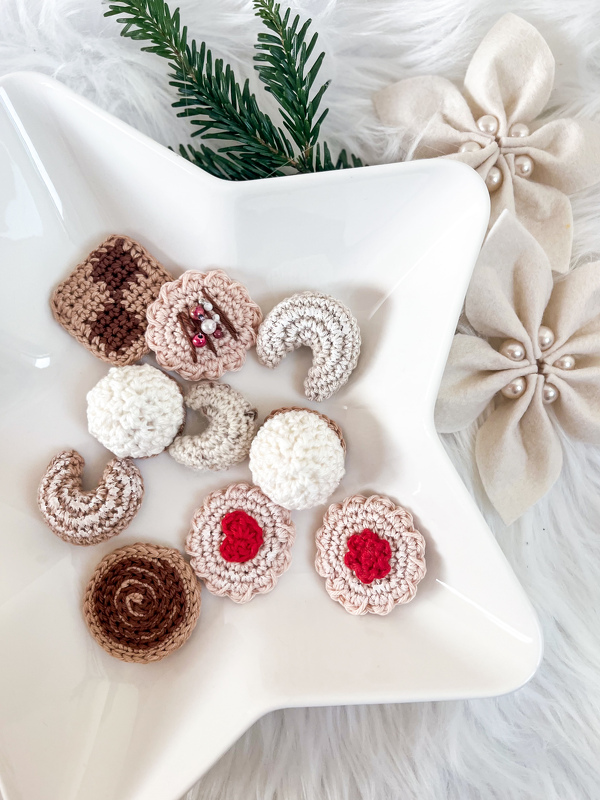 Häkelanleitung Kekse/Gebäckmischung