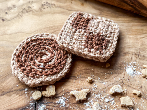 Häkelanleitung Schwarz-Weiß-Gebäck