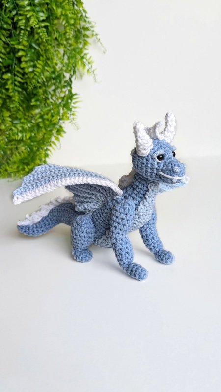 Vergil the Dragon crochet pattern, amigurumi dragon pattern - Image 2