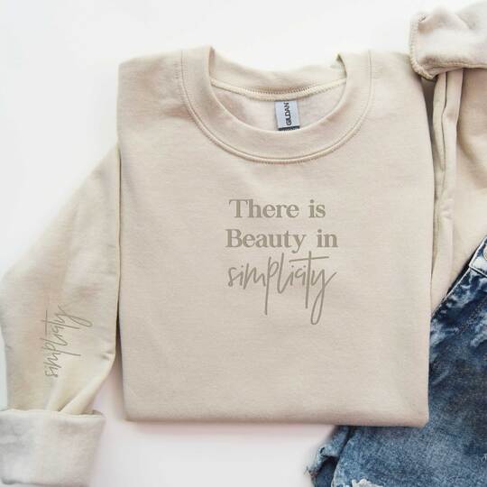 Plotterdatei EPS, PNG, DXF und SVG "THERE IS Beauty IN SIMPLICITY"