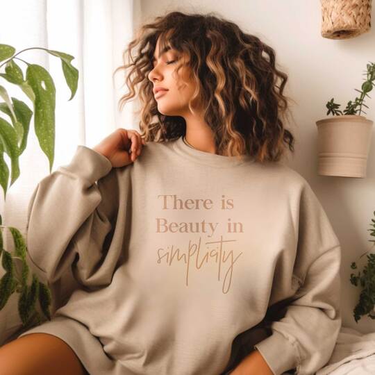 Plotterdatei EPS, PNG, DXF und SVG "THERE IS Beauty IN SIMPLICITY"