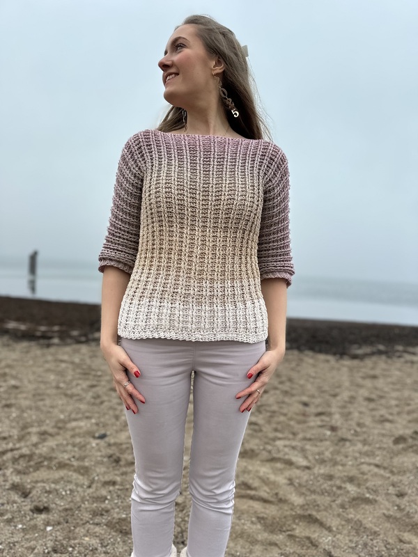 Häkelanleitung 2-Bobbel-Häkelpulli "Paris" - Bild 2