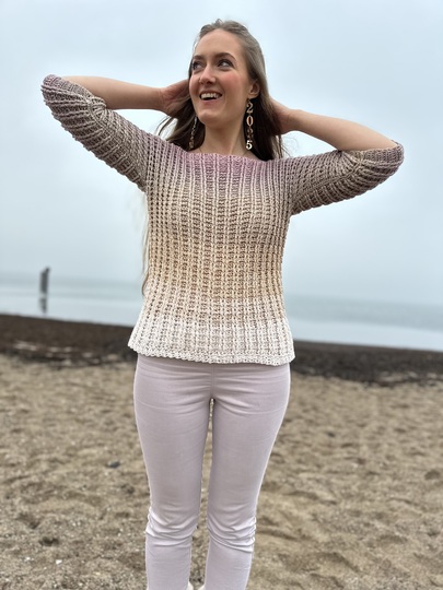 Häkelanleitung 2-Bobbel-Häkelpulli "Paris"