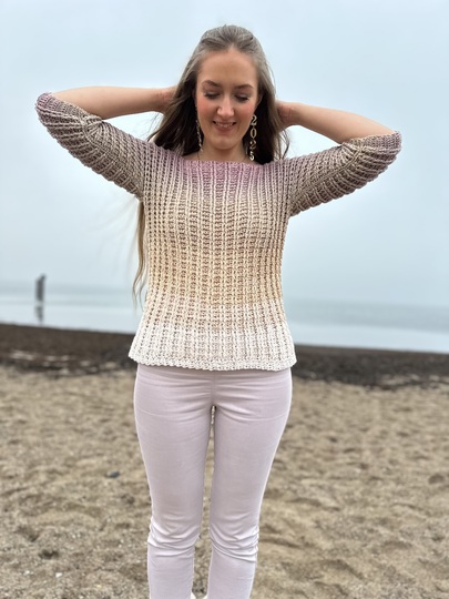 Häkelanleitung 2-Bobbel-Häkelpulli "Paris"