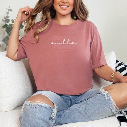 Plotterdatei EPS, PNG, DXF und SVG " Straight Outta Patience MOMFLIFE"