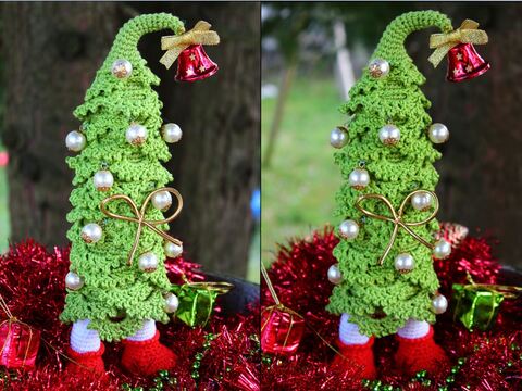 Häkelanleitung für Weihnachtsbaum