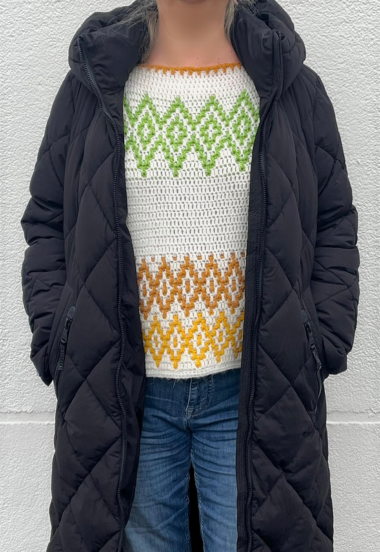 Overlaymuster - Pullover - Häkelanleitung - Bild 2