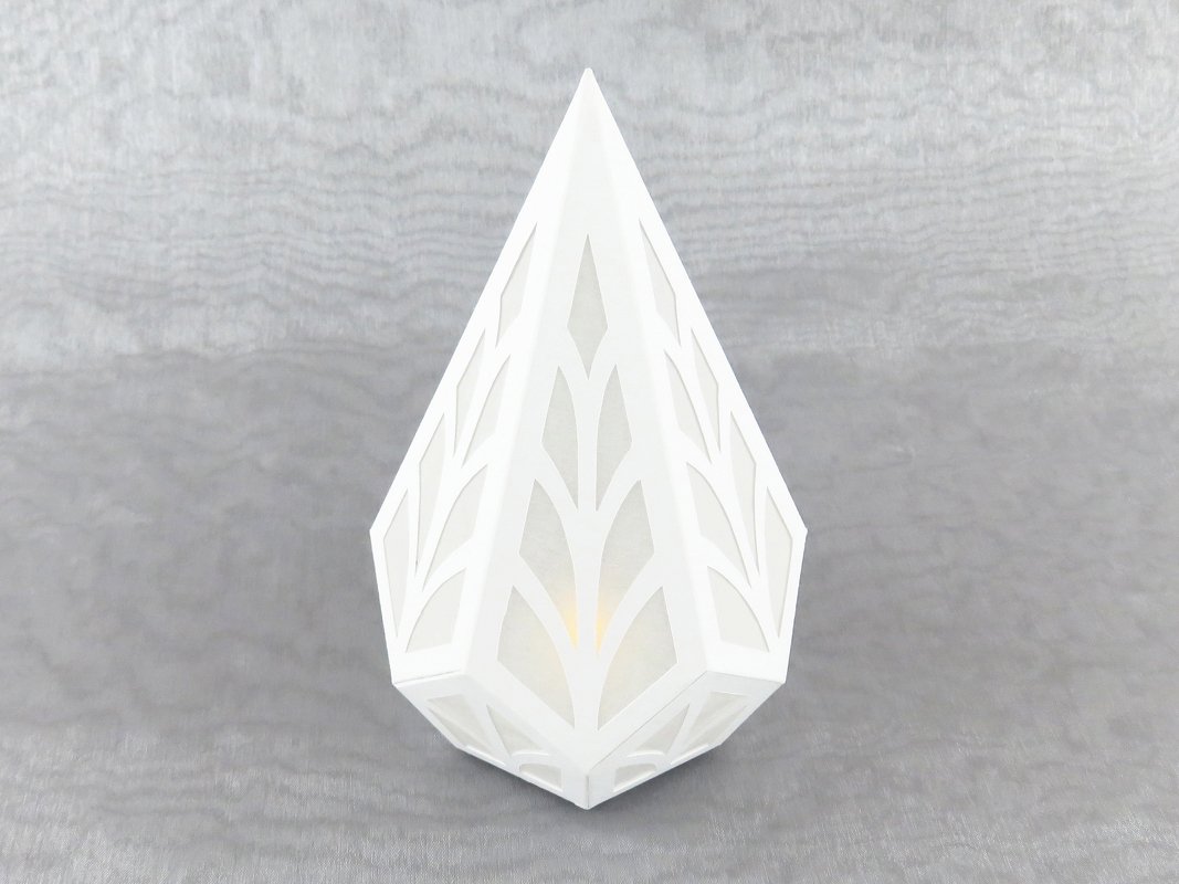 Tischleuchte – Kornähren – Bastelanleitung und Vorlagen