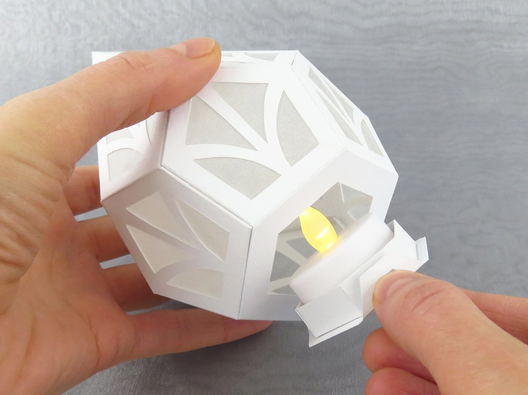 Tischleuchte – Kornähren – Bastelanleitung und Vorlagen - Bild 2