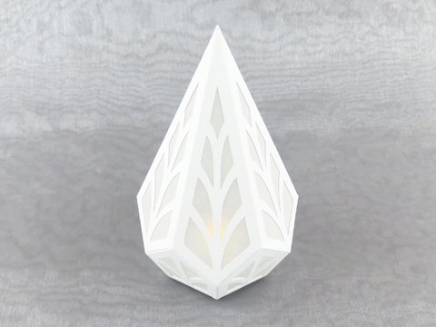 Tischleuchte – Kornähren – Bastelanleitung und Vorlagen