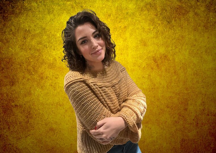 Häkelanleitung Pullover "YELLOW DROP"