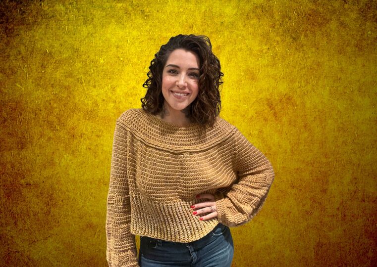 Häkelanleitung Pullover "YELLOW DROP"