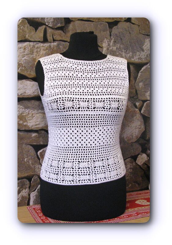 Häkelanleitung luftiges Sommertop Tina - Bild 9